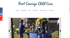 Desktop Screenshot of fortcouragechildcare.org